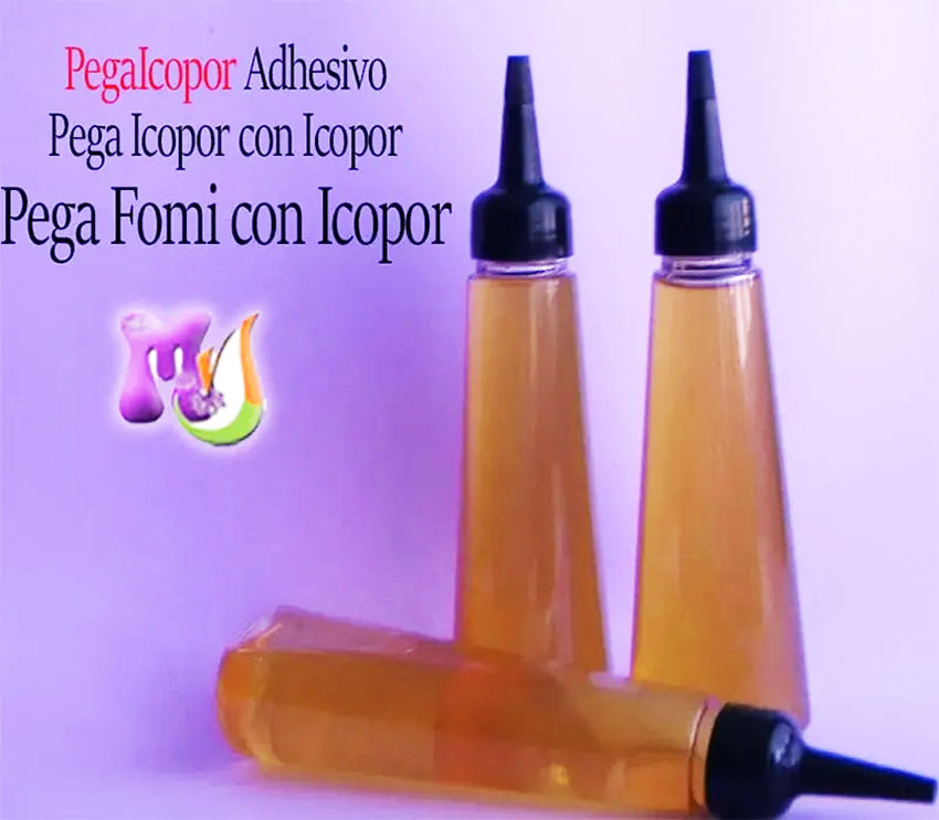 Pegante Adhesivo Pega Icopor con icopor y fomi con icopor y manualidad