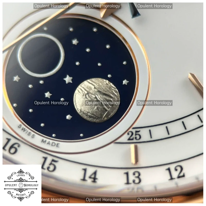 Rolex Cellini Moonphase 50535 - 39 mm Rose-Gold Dress Watch