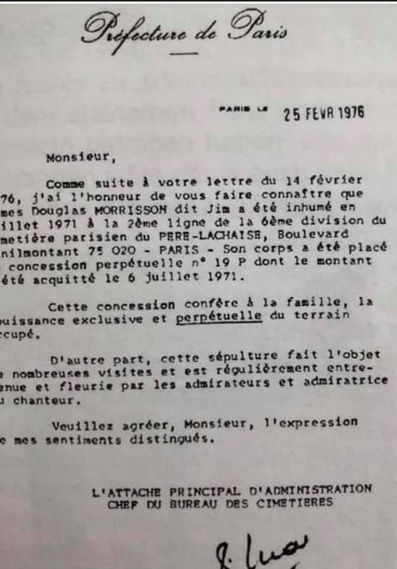 Tumba de Morrison es a perpetuidad — Postimages