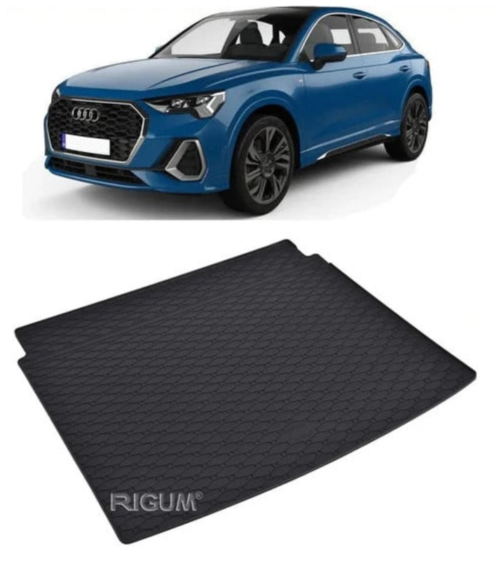 Tavita auto AUDI Q3 Sportback 2019-prezent, protectie portbagaj, Cri-Flo, din cauciuc 100%, compatibil cu autoturismul AUDI Q3 Sportback