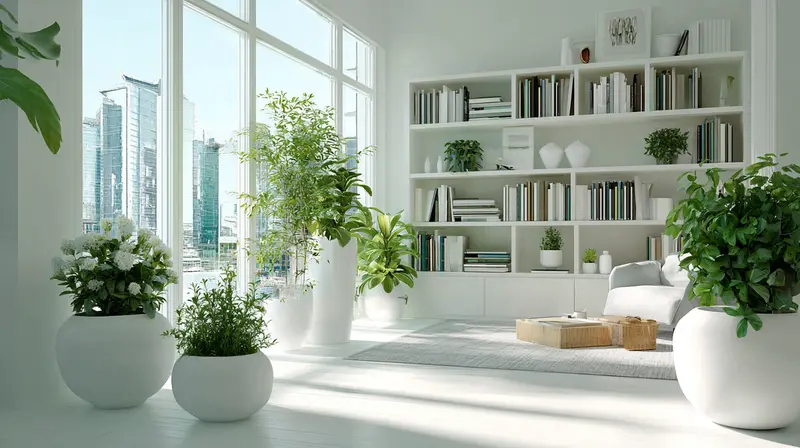 кашпо белое