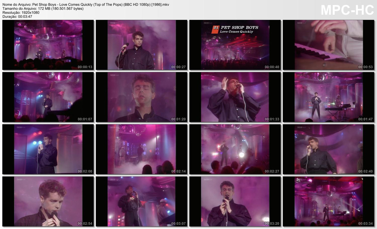 Pet Shop Boys - Love Comes Quickly (Top of The Pops) (BBC HD 1080p) [20.03.1986]