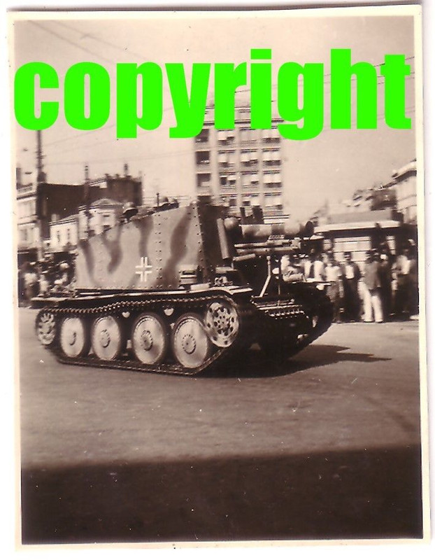 Orig.Foto Sdkfz Panzer Sfl  GRILLE  Südfront Tar