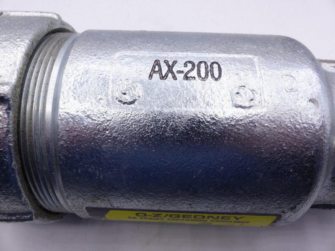 OZ GEDNEY AX-200 EXPANSION COUPLING WITH PIPE