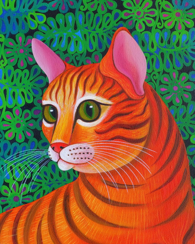 Jane-Tattersfield-Tiger-Cat-2012-Meister-Drucke-283420