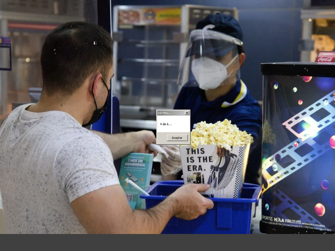 ¿Cuántas calorías tiene un combo de Cinépolis?