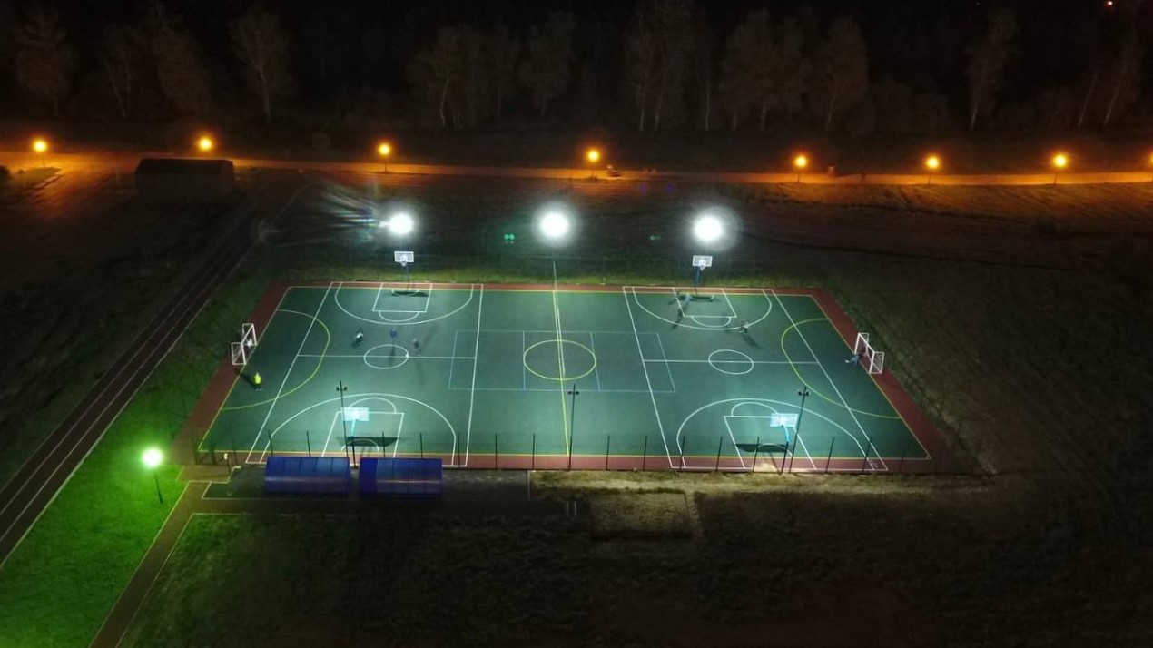 Спортивная площадка лагеря Каралловец