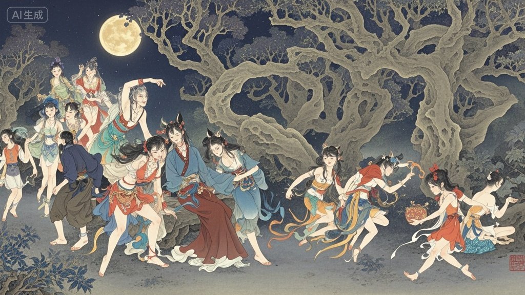 深夜驿馆惊现鬼影，书生命丧床下真相惊人