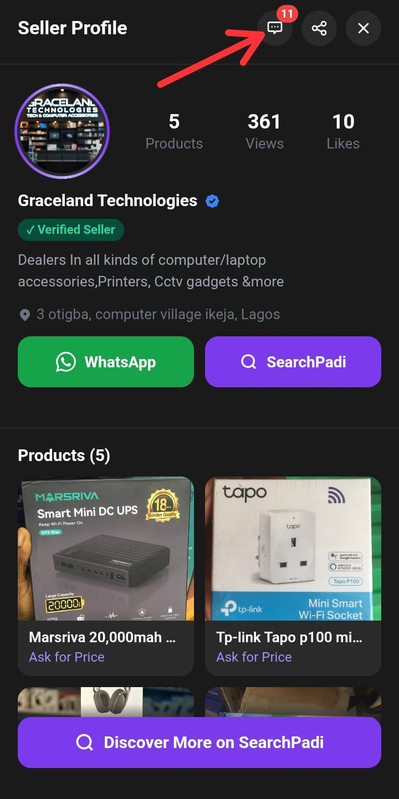 SearchPadi leads screenshot 4