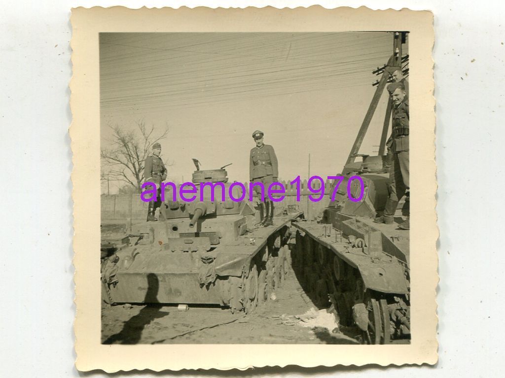 Foto, Wehrmacht, zerstörte deutsche Panzer III, 