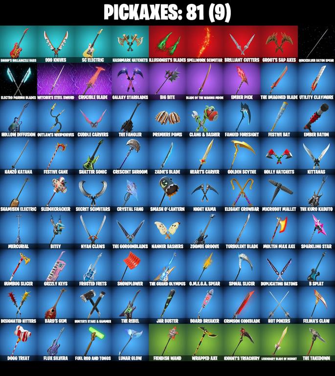 pickaxes comp