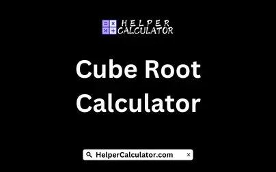 Cube Root Calculator