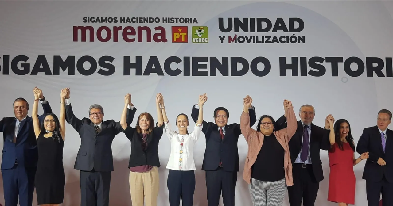 Claudia Sheinbaum presenta a su equipo de campaña