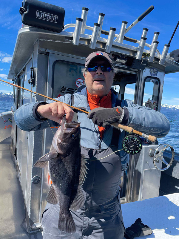 classic rodBlack Rockbass On Bamboo Fly Rod