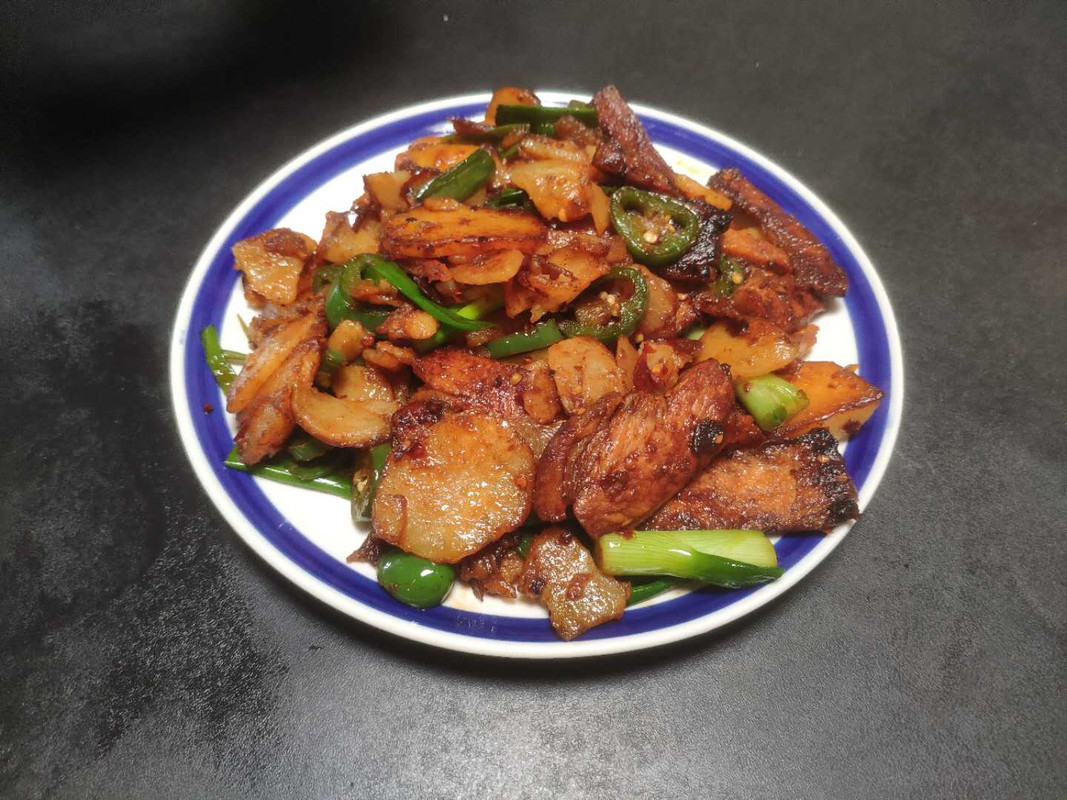 Double Cooked Pork Slices with Potato (土豆回锅肉)