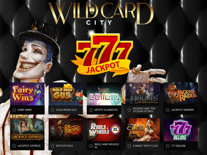WildCard City Casino Jackpot Games
