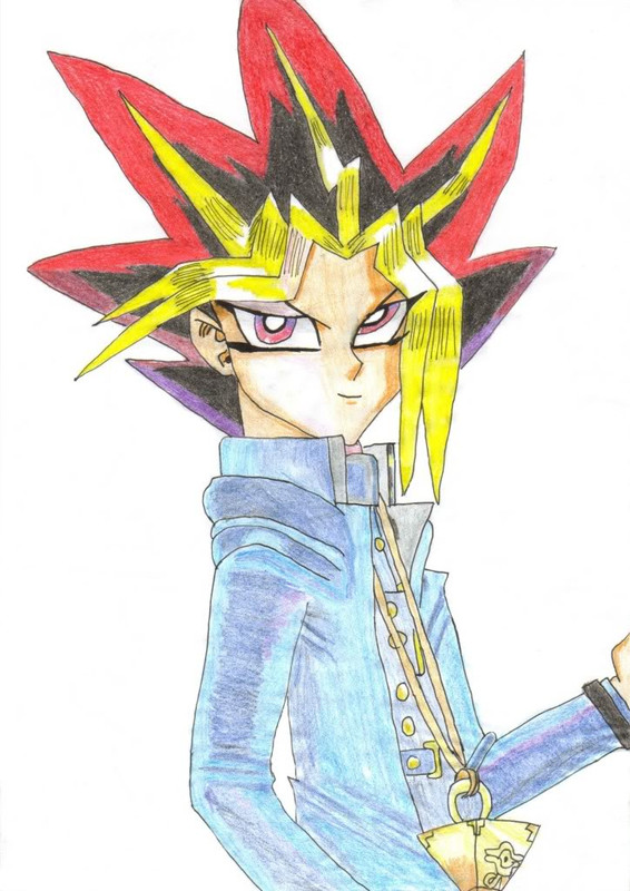 Hình vẽ Atemu (Yami Yugi) bộ YugiOh (vua trò chơi) - Page 2 1_Atemp_197