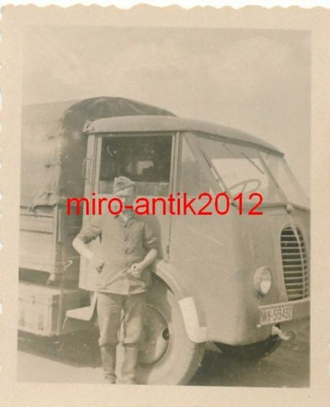 Foto, Wehrmacht, Soldat, Beute, LKW, Männer und 