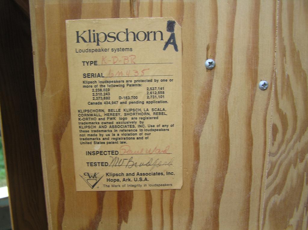 klipschorn craigslist