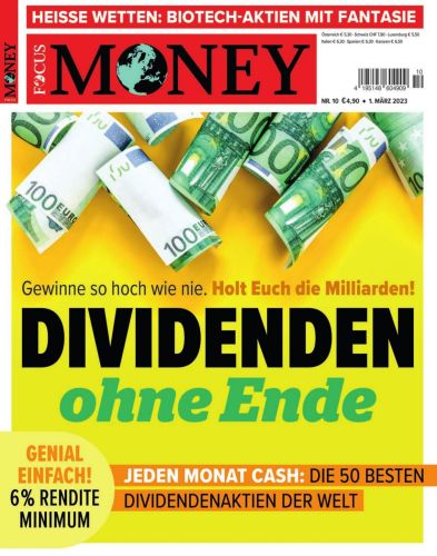 Cover: Focus Money Finanzmagazin No 10 vom 01  März 2023