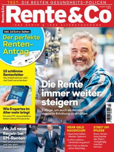 Cover: Rente und Co Magazin April No 03 2024
