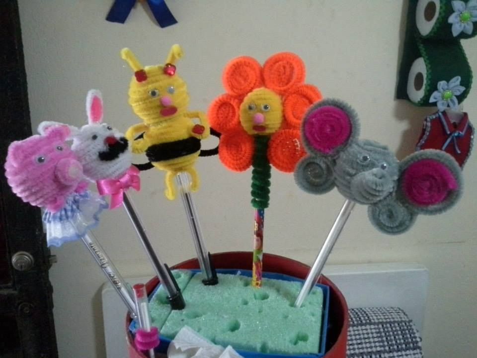 limpia pipas para flores chenilla para tejido de muñecos