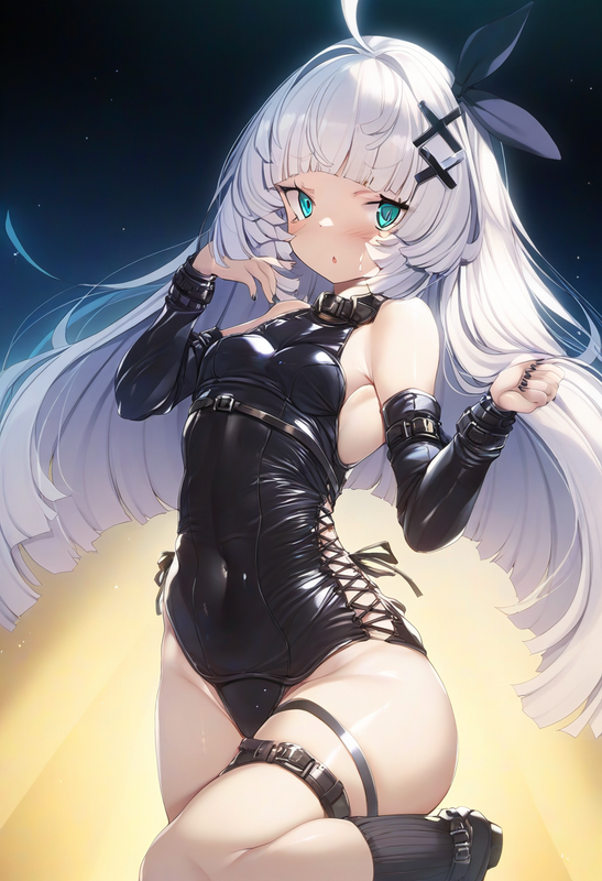 1girl, torisan, aqua eyes, long hair, hime cut, white hair, {short bangs}, old,  s-1896228804