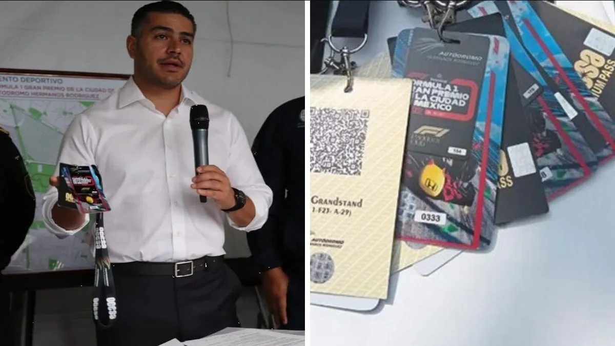 Venden gafetes falsos para el GP de México hasta en 60 mil pesos