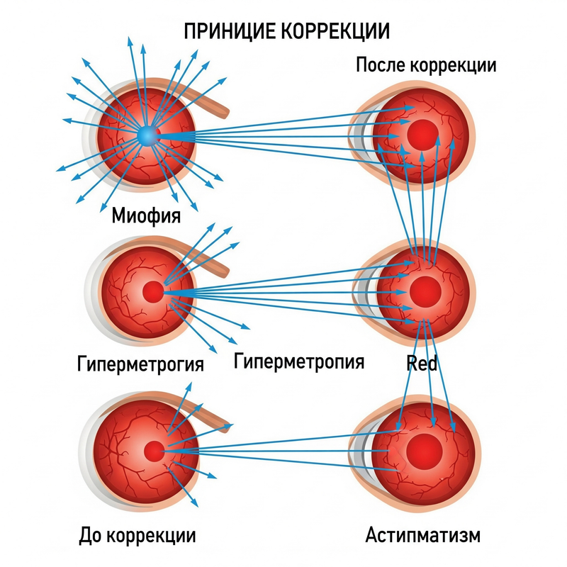 Показания и противопоказания перед лазерной коррекцией
