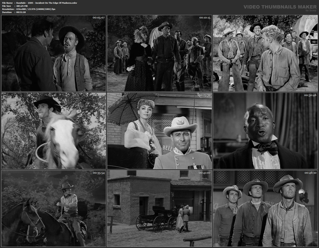 Rawhide - 1X05 - Incident On The Edge Of Madness.mkv