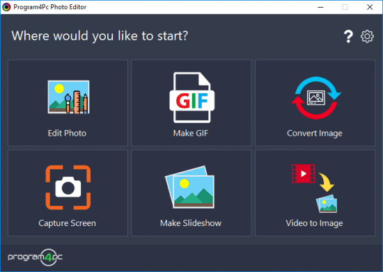 Program4Pc Photo Editor 7.6