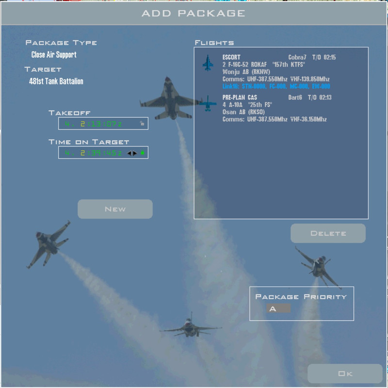 Escort to A 10 package