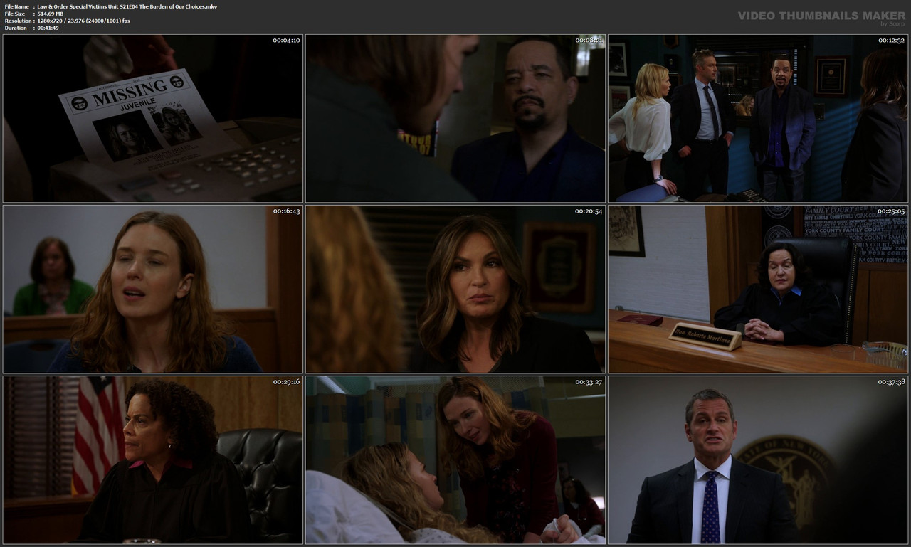 Law & Order Special Victims Unit S21E04 The Burden of Our Choices.mkv