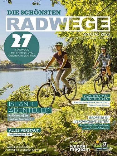 Cover: Wandermagazin Spezial Radwege 2023