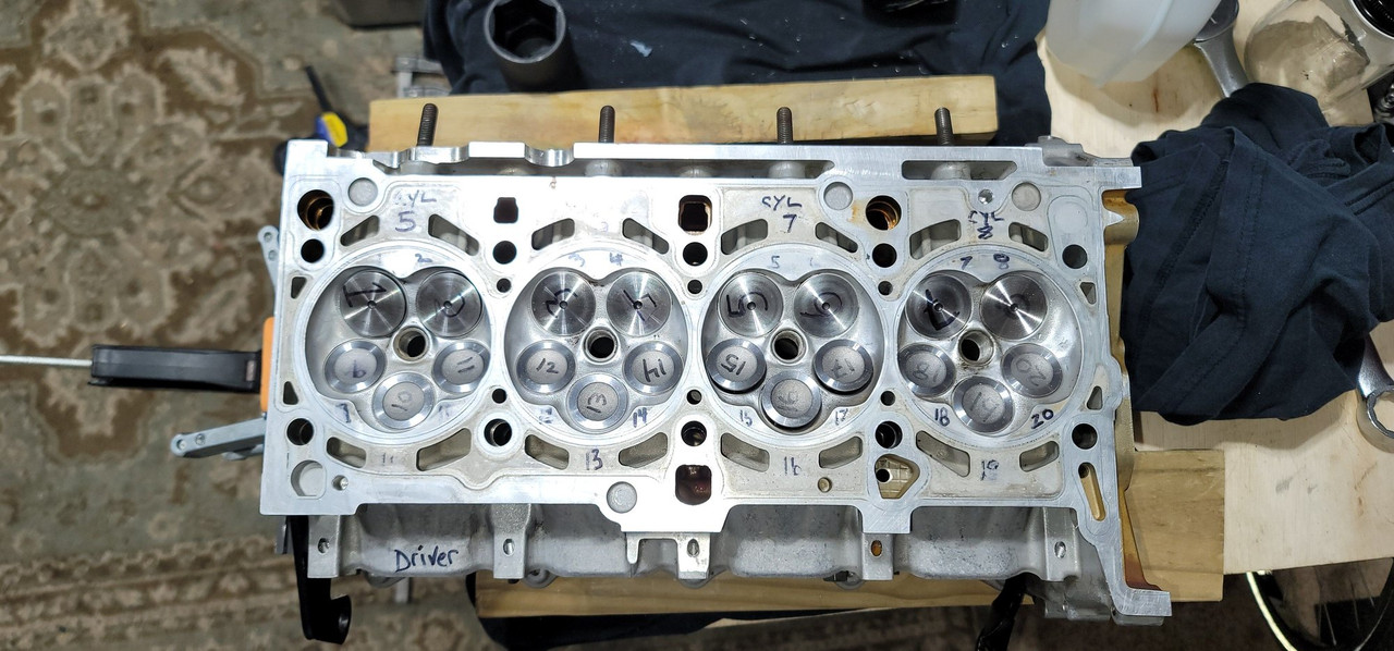 19 new valves guides springs and keepers