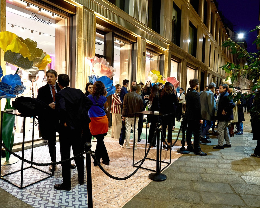 Drumohr, tanti Vip all'inaugurazione in via della Spiga a Milano Drumohr, tanti Vip all'inaugurazione in via della Spiga a Milano