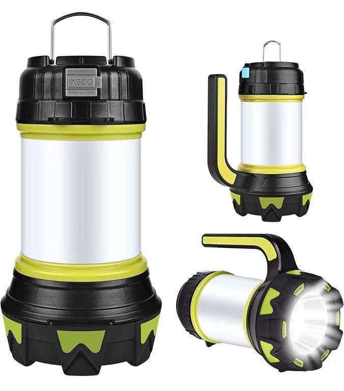 Amazon: Linterna de camping recargable ANNA TOSANI - Aplica prime 
