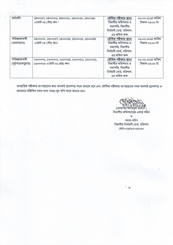 Divisional-Commissioner-Office-Barishal-Exam-Result-2024-PDF-2