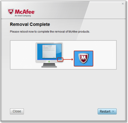 McAfee Consumer Product Removal Tool 10.3.127.0