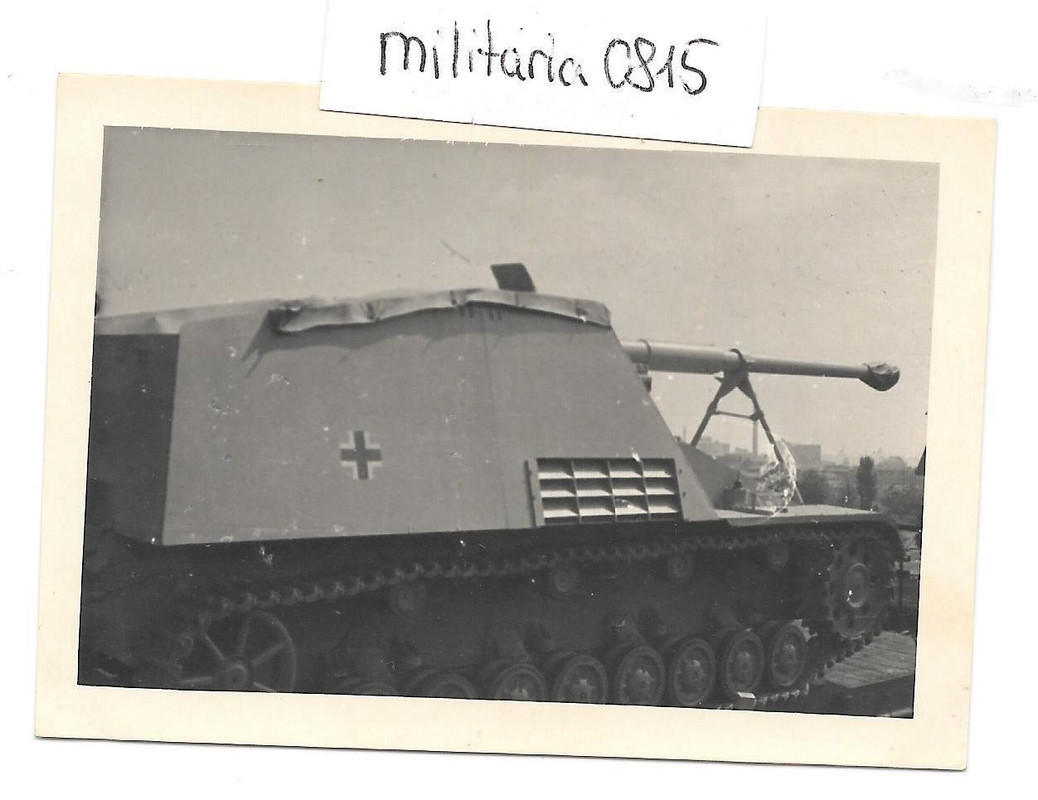 Foto 1944 Panzerjäger Nashorn Sd.Kfz. 164 Hornis