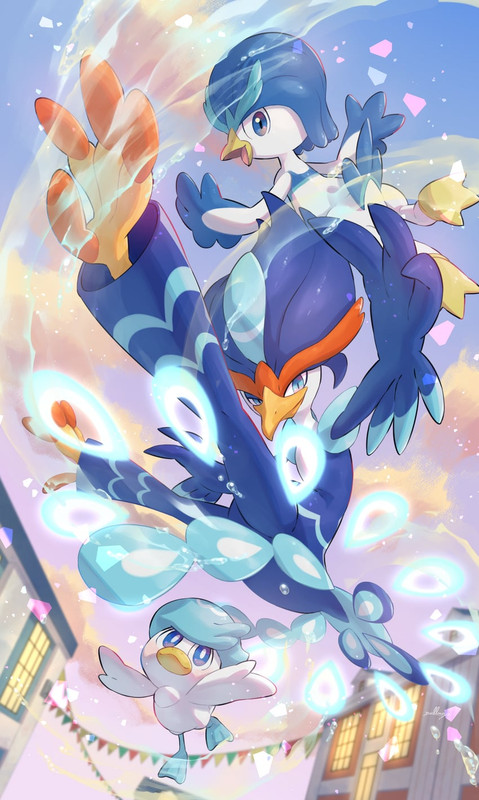 quaxly-quaquaval-and-quaxwell-pokemon-dr