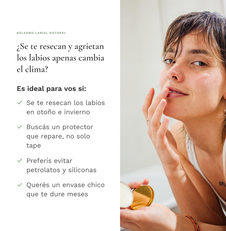 B&aacute;lsamo Labial Natural &mdash; F&oacute;rmula &Aacute;mbar