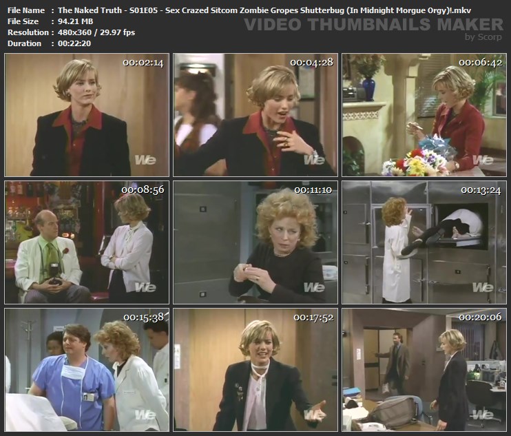 The Naked Truth - S01E05 - Sex Crazed Sitcom Zombie Gropes Shutterbug (In Midnight Morgue Orgy)!.mkv