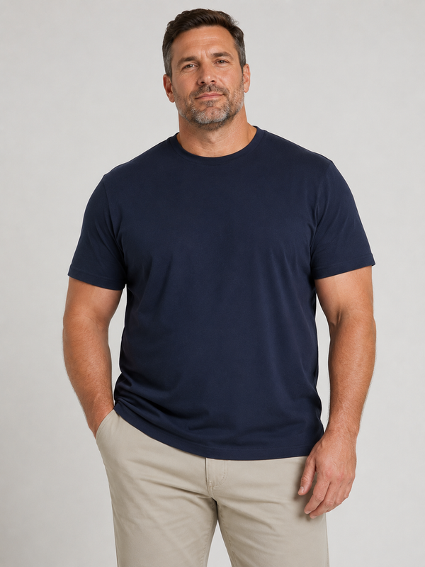 Remera b&aacute;sica color azul marino