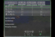 Genghis Khan IV - Army Screen Unit Creation stats