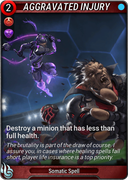 Aggravated Injury - Provided by Mythgard Hub