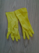 10 Rubber gloves - Yellow - Dish Wassing (1)