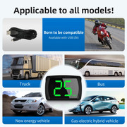 Digital KMH Speedometer HUD