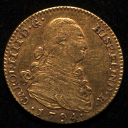 2 escudos. Carlos IV. Madrid. 1794 MF. TRP-7758