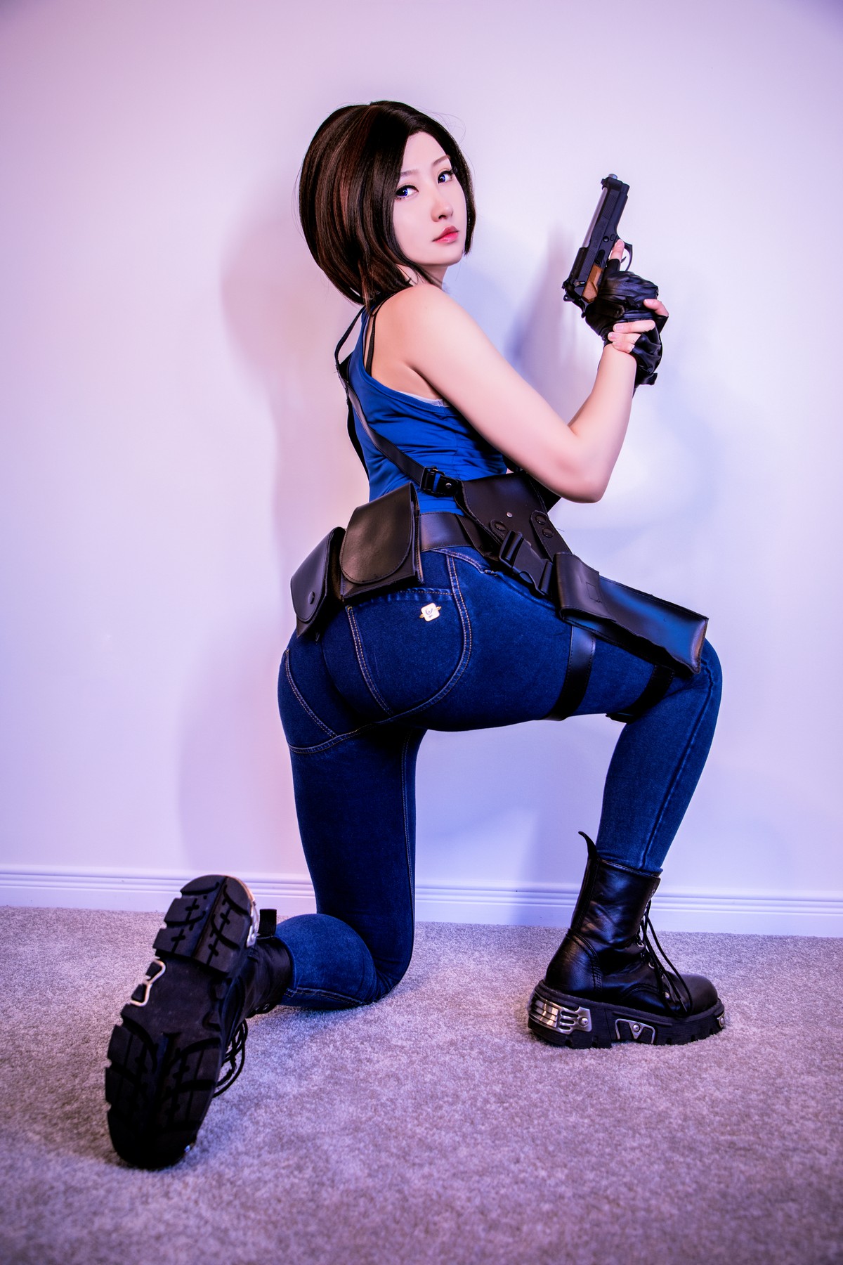 MissWarmJ Jill Valentine Cosplay HD Photos & Video Set [27P-1V-609.2M]插图2